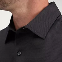 Haggar Performance Mens Long Sleeve Slim Fit Button-Down Shirt