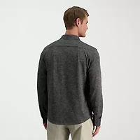 Haggar Mens Long Sleeve Regular Fit Big and Tall Button-Down Shirt