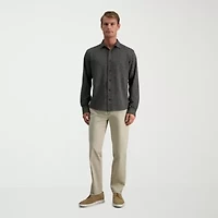 Haggar Mens Long Sleeve Regular Fit Big and Tall Button-Down Shirt