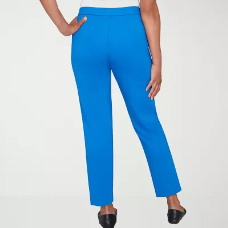 Alfred Dunner Barcelona Womens Straight Pull-On Pant