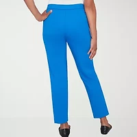 Alfred Dunner Barcelona Womens Straight Pull-On Pant