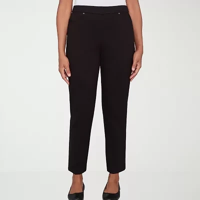 Alfred Dunner Barcelona Womens Straight Pull-On Pant