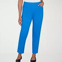 Alfred Dunner Barcelona Womens Straight Pull-On Pant