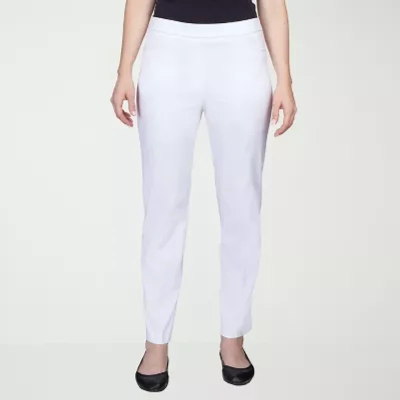 Alfred Dunner Classics Womens Slim Pull-On Pant