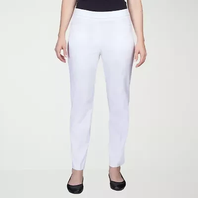 Alfred Dunner Classics Womens Slim Pull-On Pant