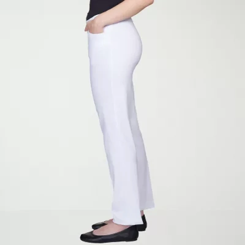 Alfred Dunner Classics Womens Slim Pull-On Pant