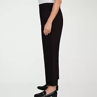 Alfred Dunner Barcelona Womens Plus Short Straight Mid Rise Pull-On Pant