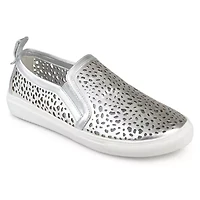 Journee Collection Kenzo Womens Round Slip-On Shoe