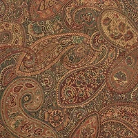 ProLounger Anna Traditional Roll-Arm Push Back Recliner in Multi-Burgundy Paisley with Nailheads