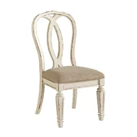Signature Design by Ashley Realyn -Piece Oval Extension Ribbon Back Dining Set