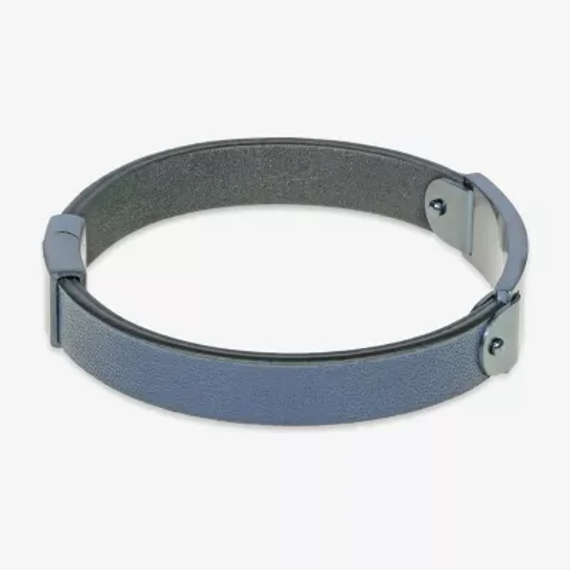 Mens Stainless Steel 8 1/2 Inch Solid Id Bracelet