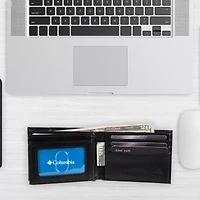 Columbia Mens Extra Capacity Rfid Blocking Bifold Wallet