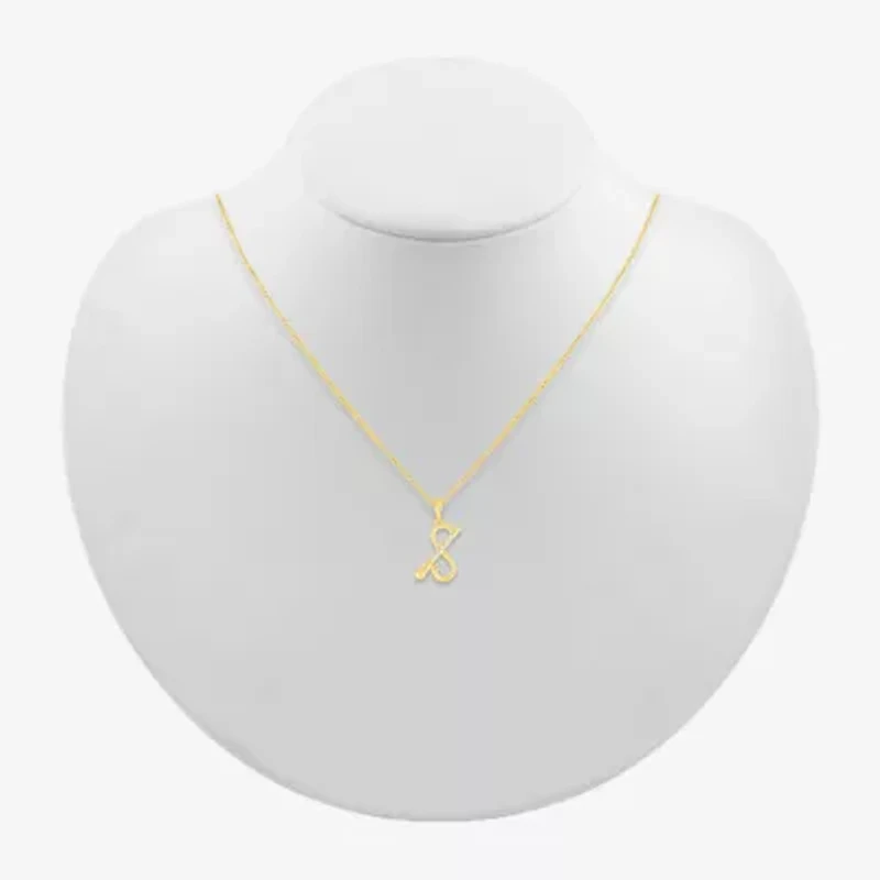 Krishna Flute Womens Diamond Accent Natural White Diamond 14K Gold 18 Inch Pendant Necklace