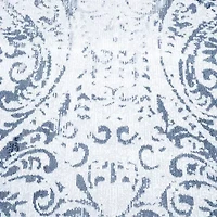 Nicole Miller Patio Sofia Juniper Damask Loomed Rectangular Outdoor Area Rug