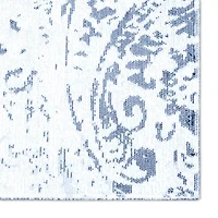 Nicole Miller Patio Sofia Juniper Damask Loomed Rectangular Outdoor Area Rug