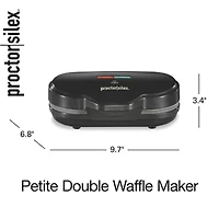 Proctor Silex Double Petite Waffle Maker
