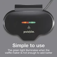 Proctor Silex Double Petite Waffle Maker