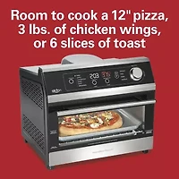 Hamilton Beach Digital Air Fryer 6 Slice Toaster Oven