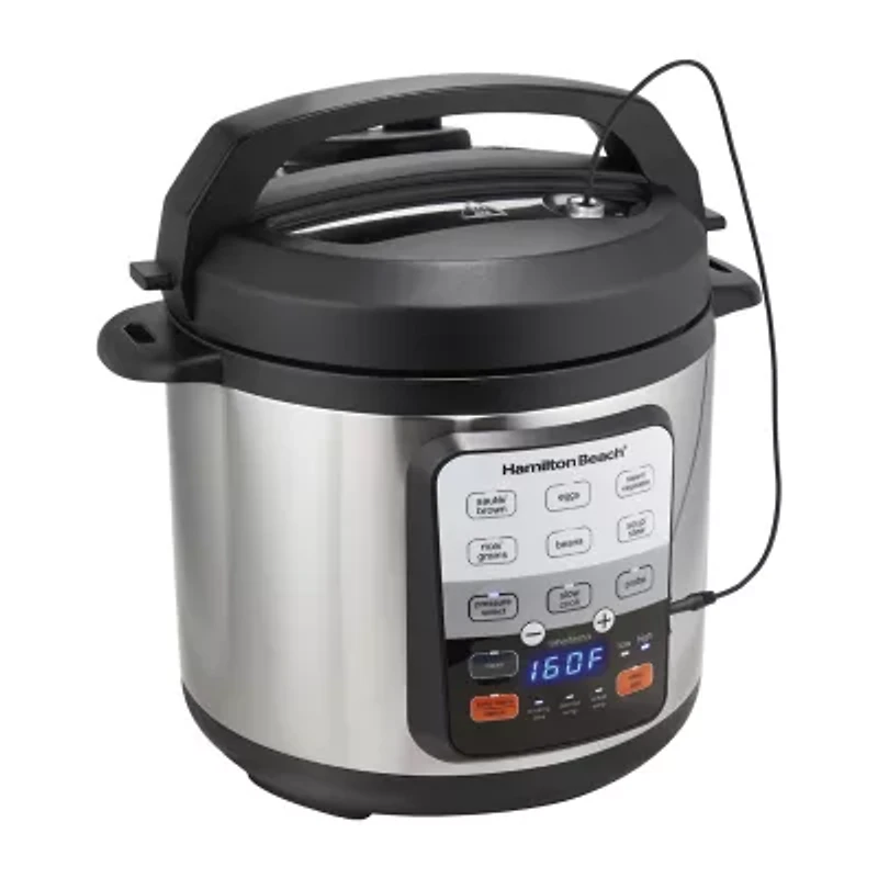 Hamilton Beach Precision 6 Qt Pressure Cooker with Temperature Probe