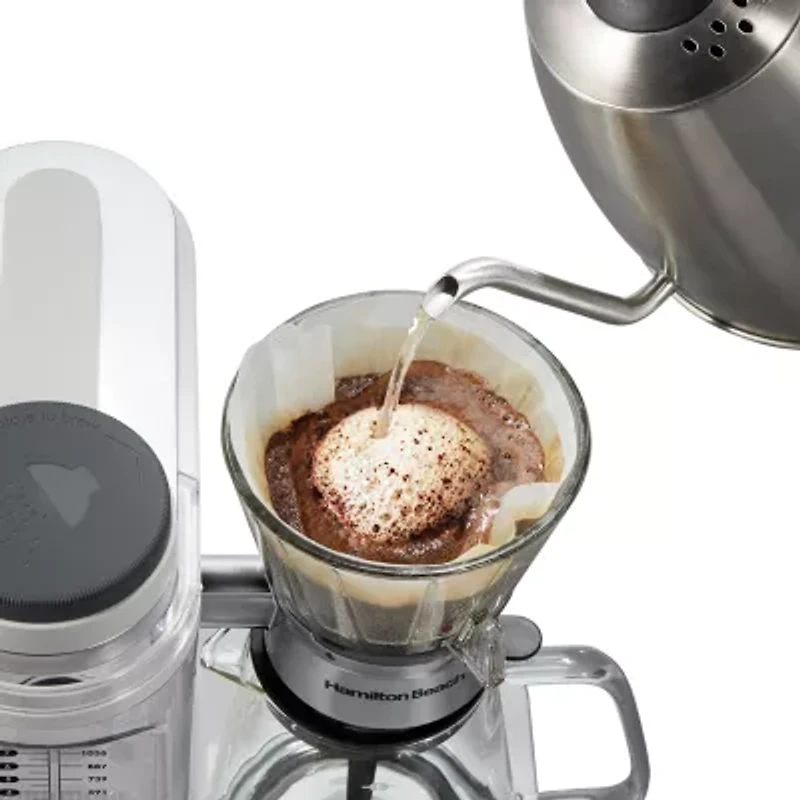 Hamilton Beach Convenient Craft Automatic or Manual Pour-Over Coffee Brewer