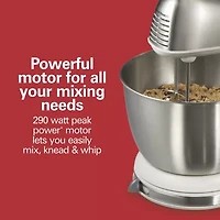 Hamilton Beach Classic Hand Stand Mixer with 4 Qt Stainless Steel Bowl