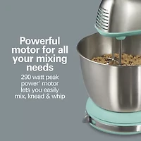 Hamilton Beach Classic Hand Stand Mixer with 4 Qt Stainless Steel Bowl