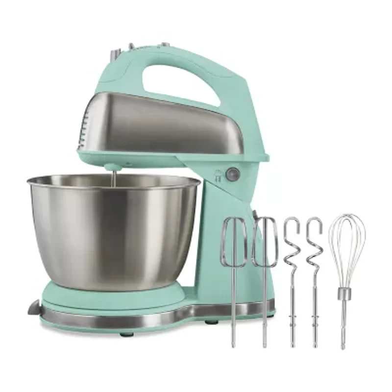 Hamilton Beach Classic Hand Stand Mixer with 4 Qt Stainless Steel Bowl