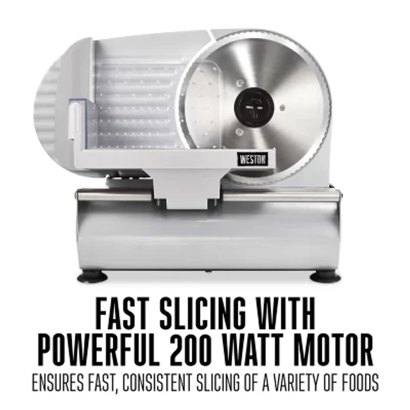 Weston 7.5 Inch Electric Meat Slicer
