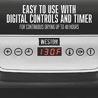 Weston 10 Tray Digital Food Dehydrator