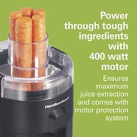 Hamilton Beach HealthSmart Compact Juice Extractor