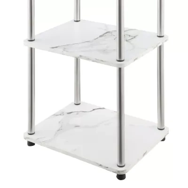 Designs2go No Tools 4-Shelf Standard Bookshelf