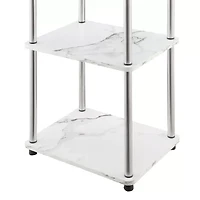 Designs2go No Tools 4-Shelf Standard Bookshelf