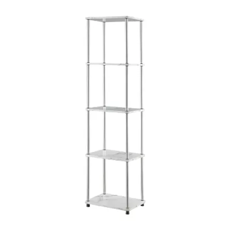 Designs2go No Tools 4-Shelf Standard Bookshelf