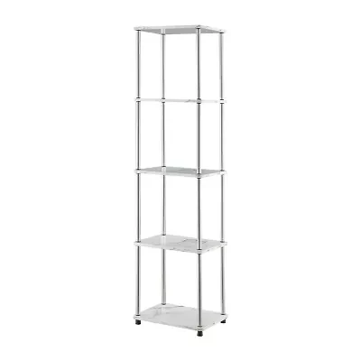 Designs2go No Tools 4-Shelf Standard Bookshelf