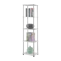 Designs2go No Tools 4-Shelf Standard Bookshelf