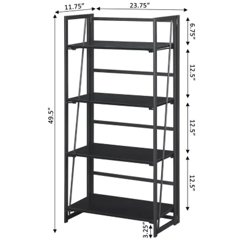 Xtra 4-Shelf Standard Bookshelf