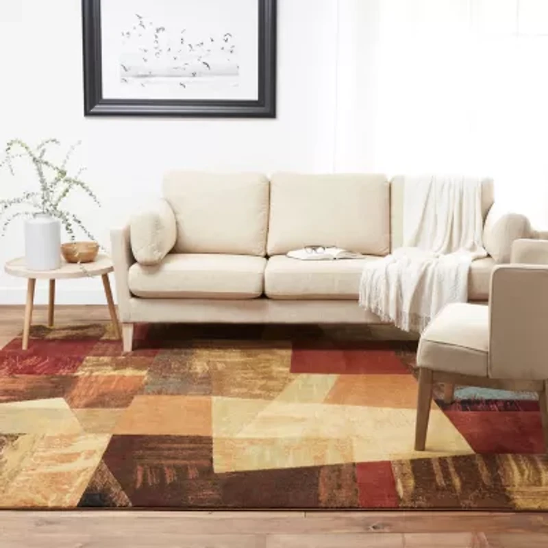 Home Dynamix Catalina Bismark Geometric Loomed Rectangular Area Rug