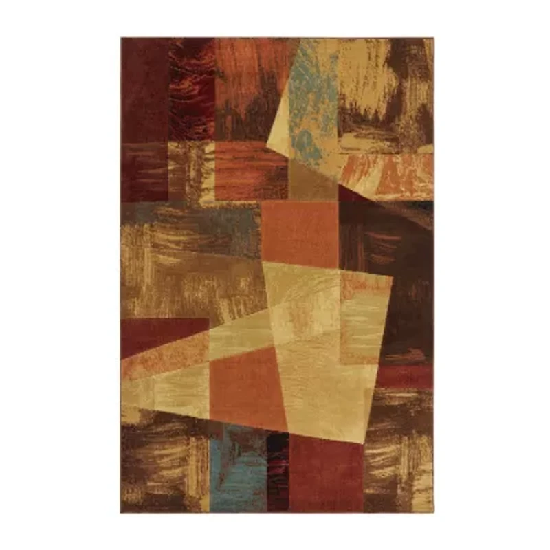 Home Dynamix Catalina Bismark Geometric Loomed Rectangular Area Rug