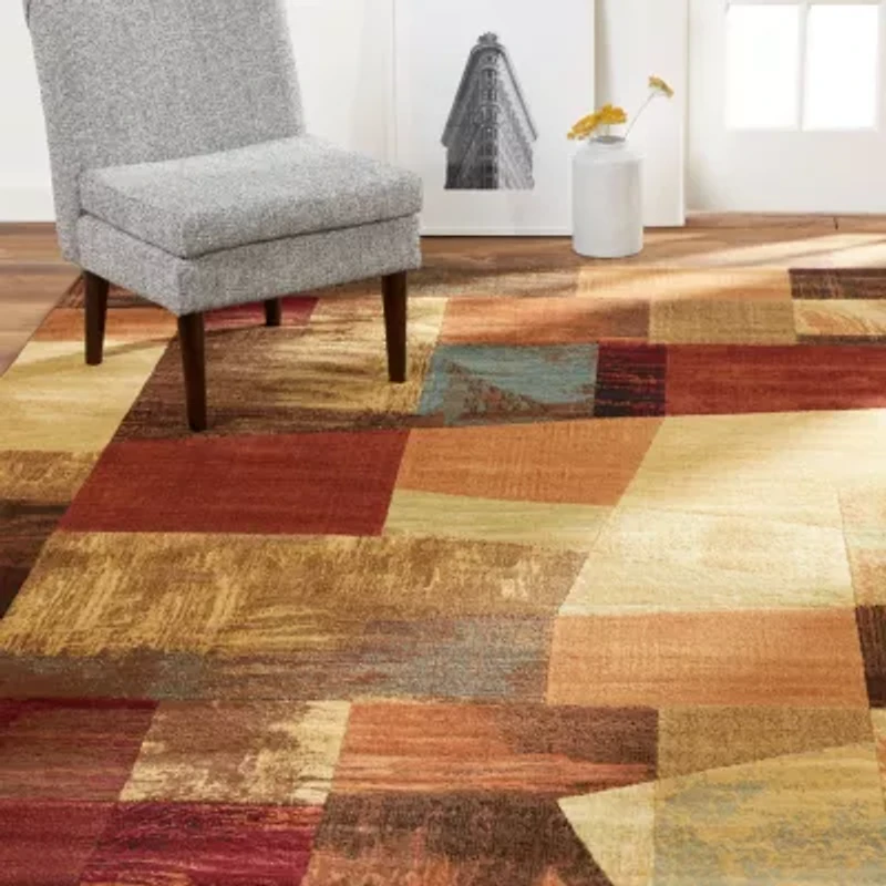 Home Dynamix Catalina Bismark Geometric Loomed Rectangular Area Rug