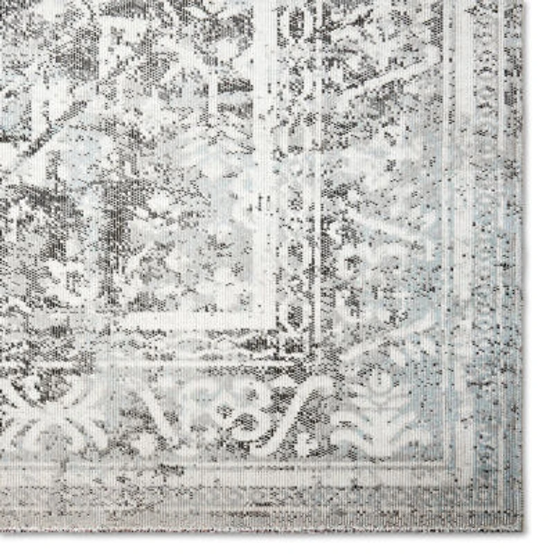 Nicole Miller Patio Sofia Ivy Border Loomed Rectangular Outdoor Area Rug