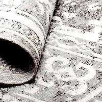 Nicole Miller Patio Sofia Ivy Border Loomed Rectangular Outdoor Area Rug