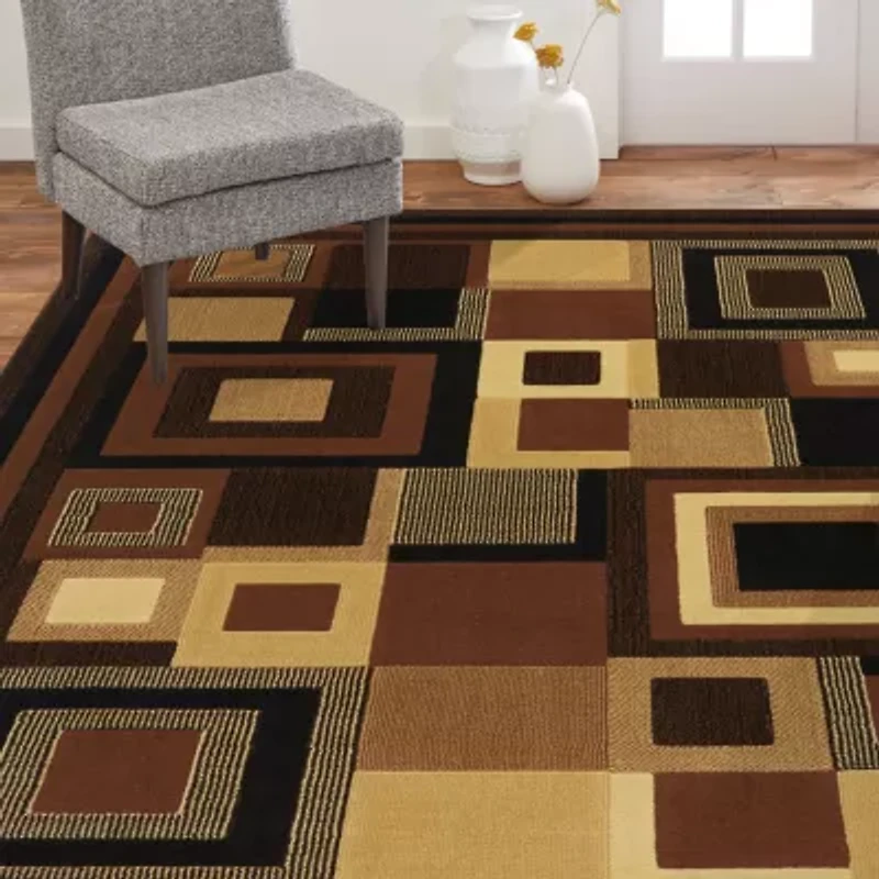 Home Dynamix Catalina Virginia Geometric Loomed Indoor Rectangular Area Rug
