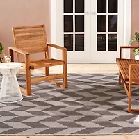 Nicole Miller Patio Country Calla Geometric Loomed Rectangular Outdoor Area Rug