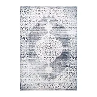 Nicole Miller Patio Sofia Magnolia Medallion Loomed Rectangular Outdoor Area Rug