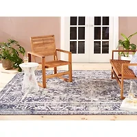 Nicole Miller Patio Sofia Ivy Border Loomed Rectangular Outdoor Area Rug