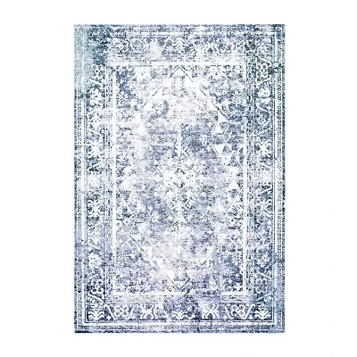 Nicole Miller Patio Sofia Ivy Border Loomed Rectangular Outdoor Area Rug