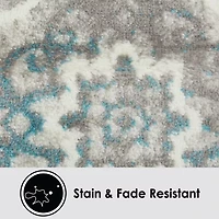 Home Dynamix Boho Andorra Ikat Loomed Indoor Round Area Rug