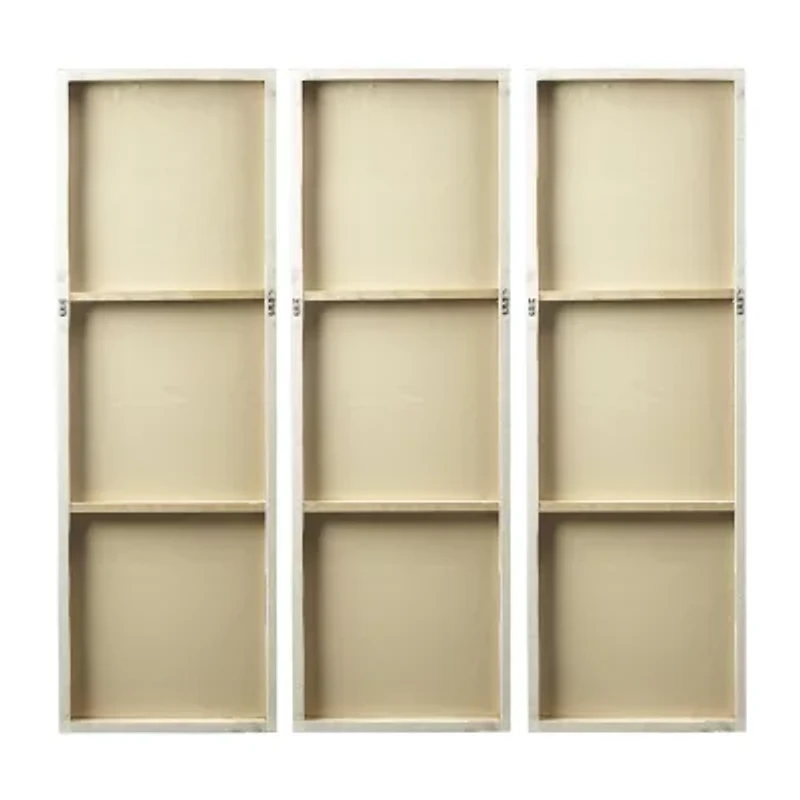 Madison Park Signature Sunburst Hand Painted Décor 3-pc. Wall Art Set