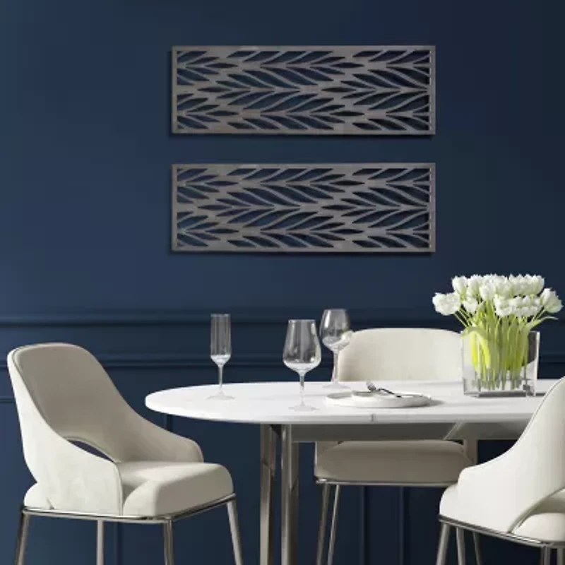 Madison Park Florian Carved Panel Décor 2-pc. Wall Art Set