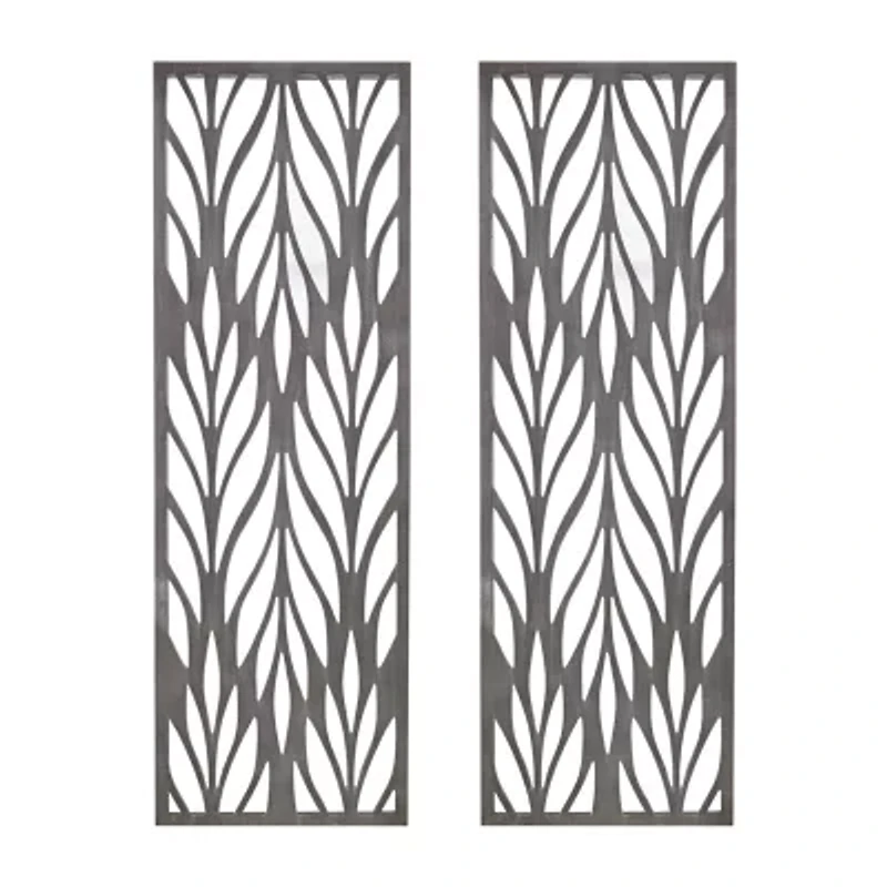 Madison Park Florian Carved Panel Décor 2-pc. Wall Art Set